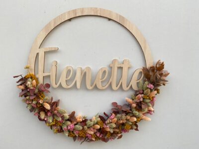 Houten naamkrans - Afbeelding 2