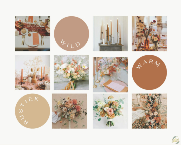 Moodboard huwelijk wild warm rustiek Moodboard huwelijk wild warm rustiek