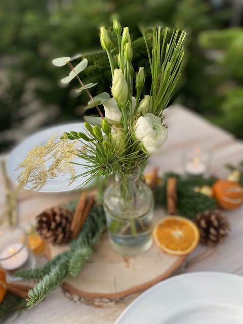 Tafelbox ‘Gouden randje’ – Complete kersttafelversiering in een doos - Afbeelding 5